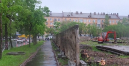 Масштабная стройка началась в районе площади Серышева в Хабаровске Анастасия Афанасенко